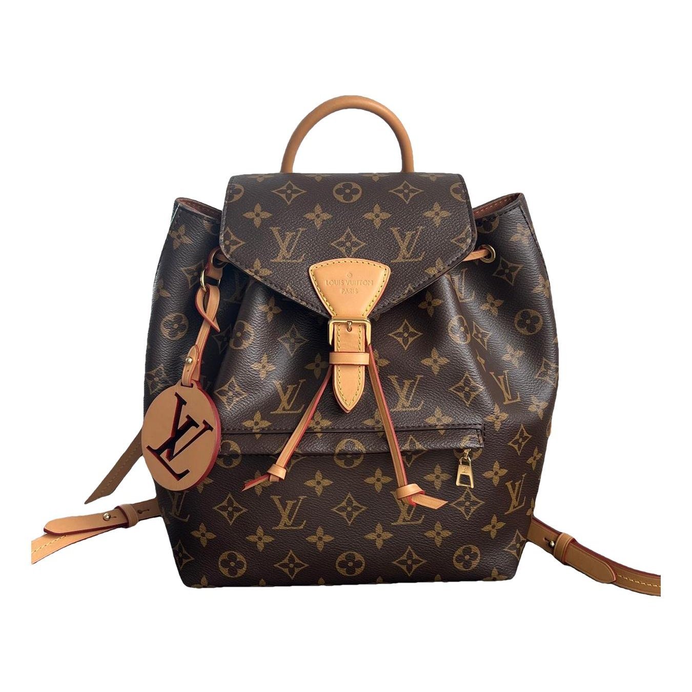 Leather backpack