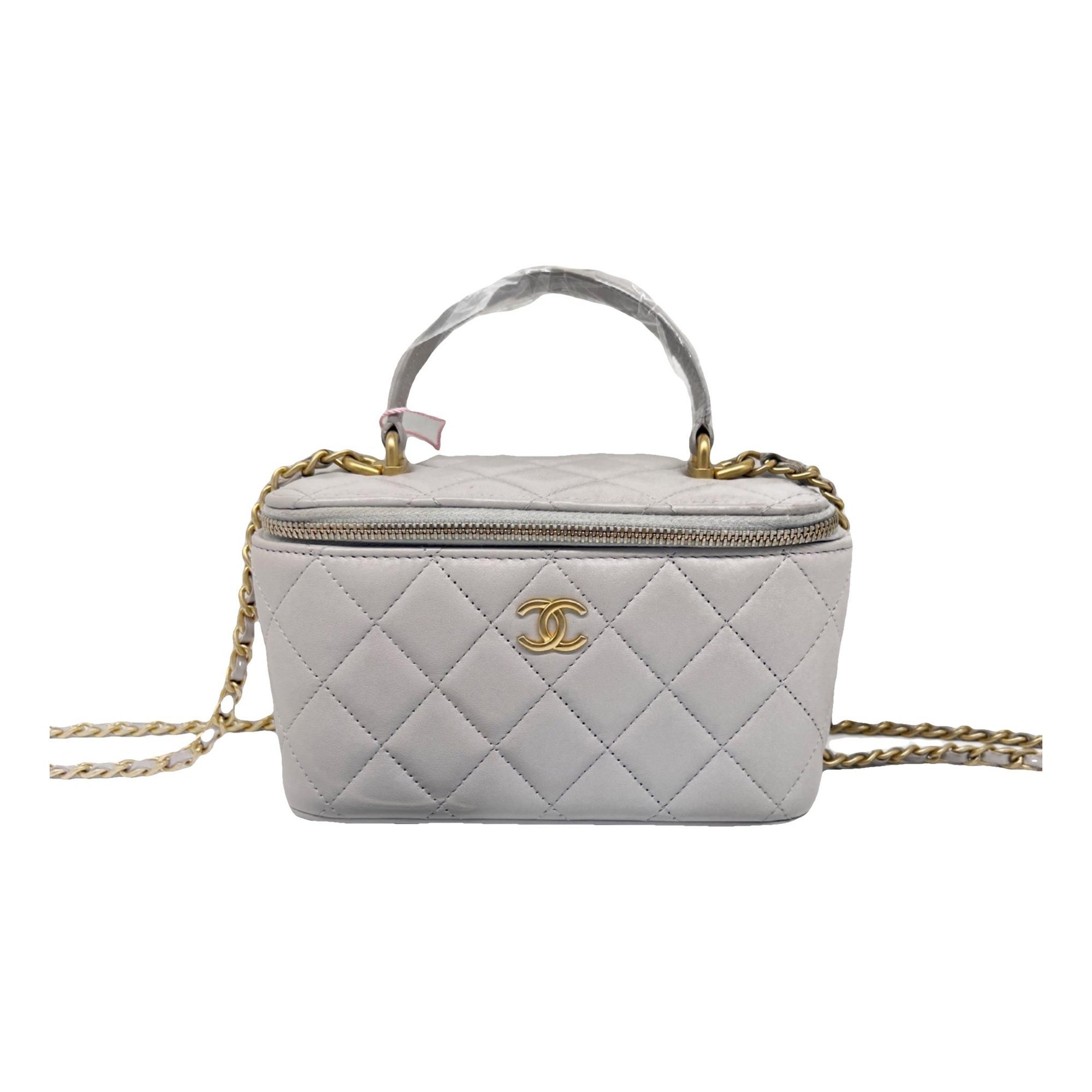 Trendy CC Vanity leather handbag