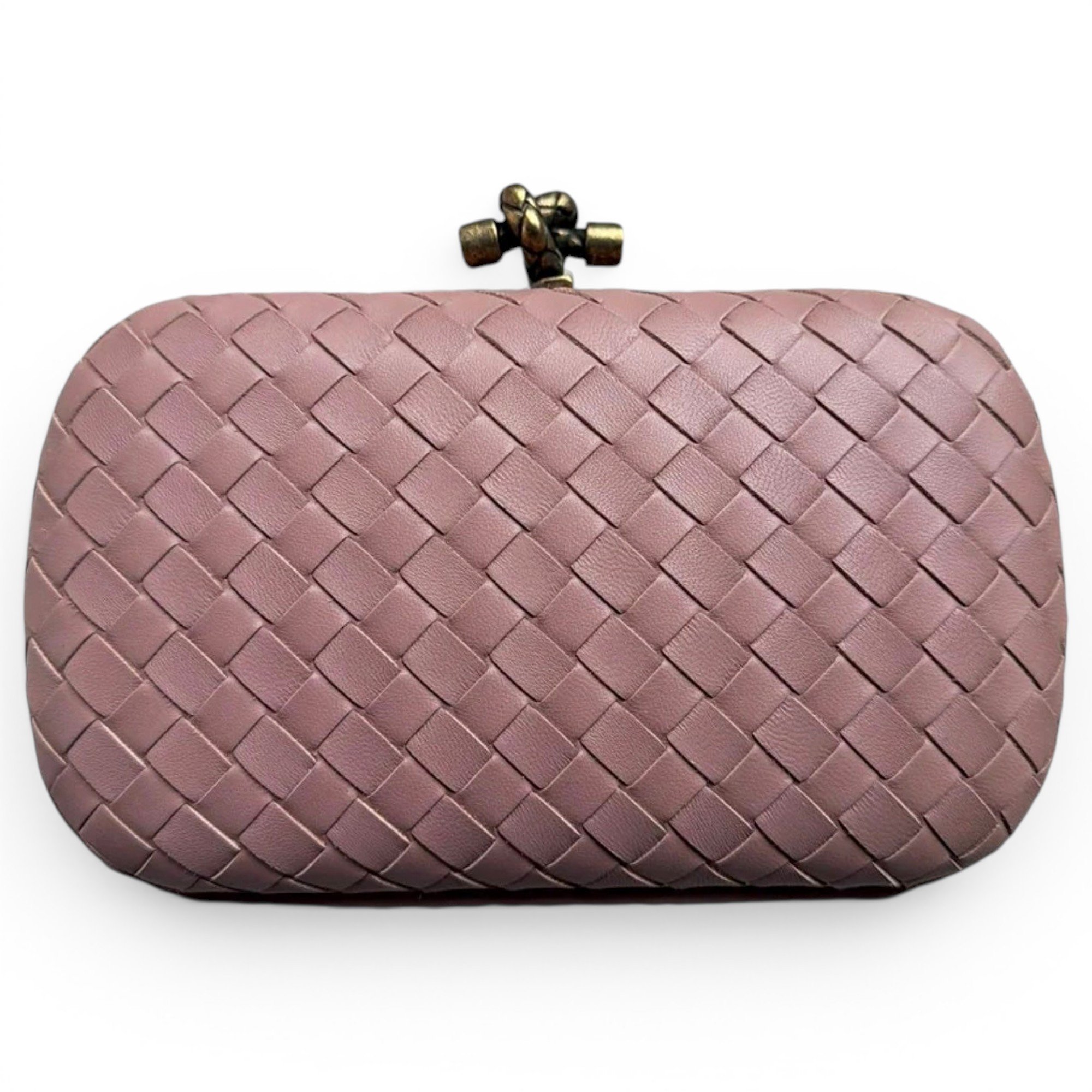 Pochette Knot leather handbag