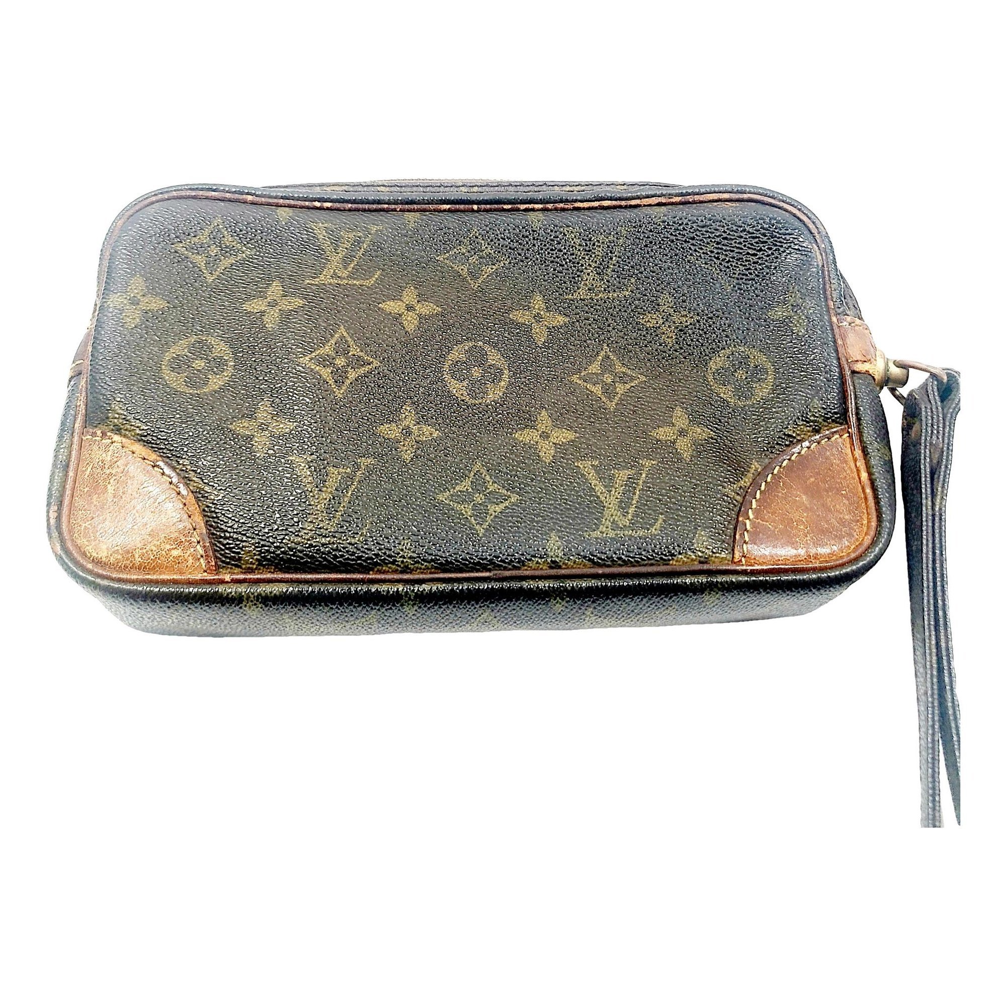 Marly Dragonne leather clutch bag