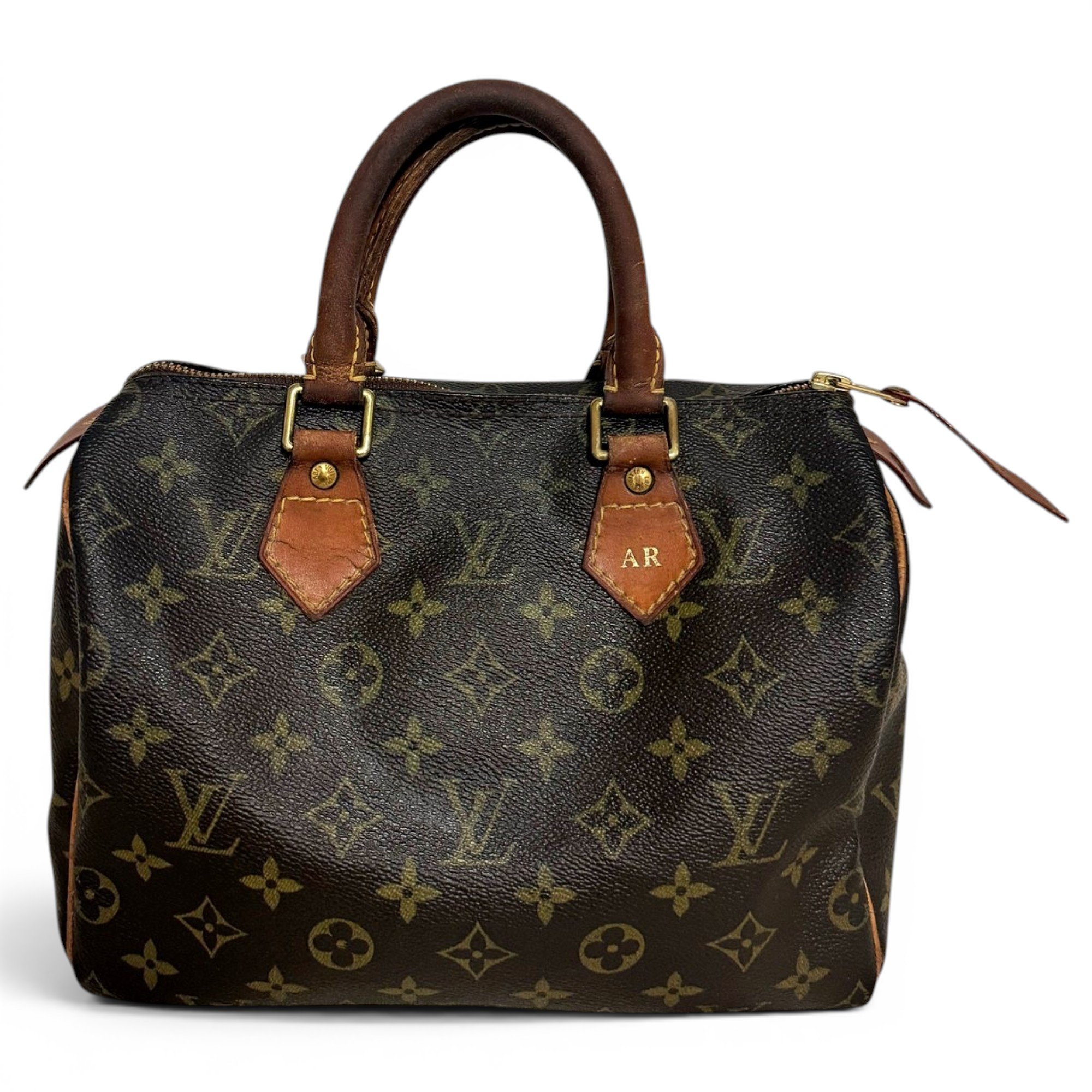 Speedy leather handbag