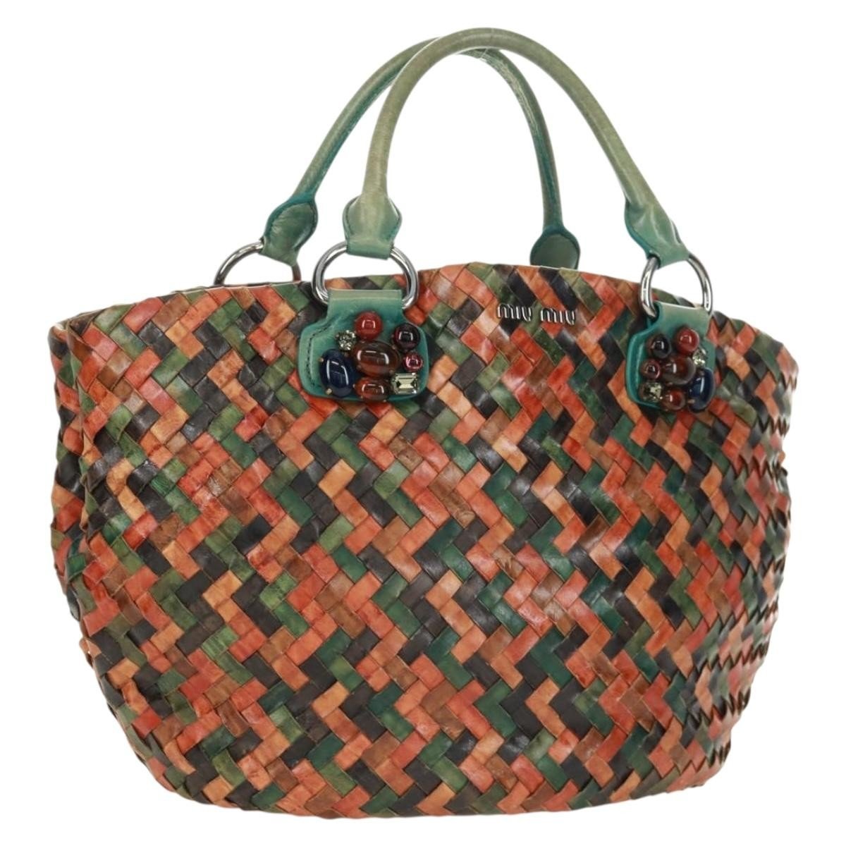 Miu Miu Leather tote