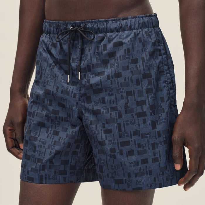 Marine "Metal Au Carre" Swim Trunks
