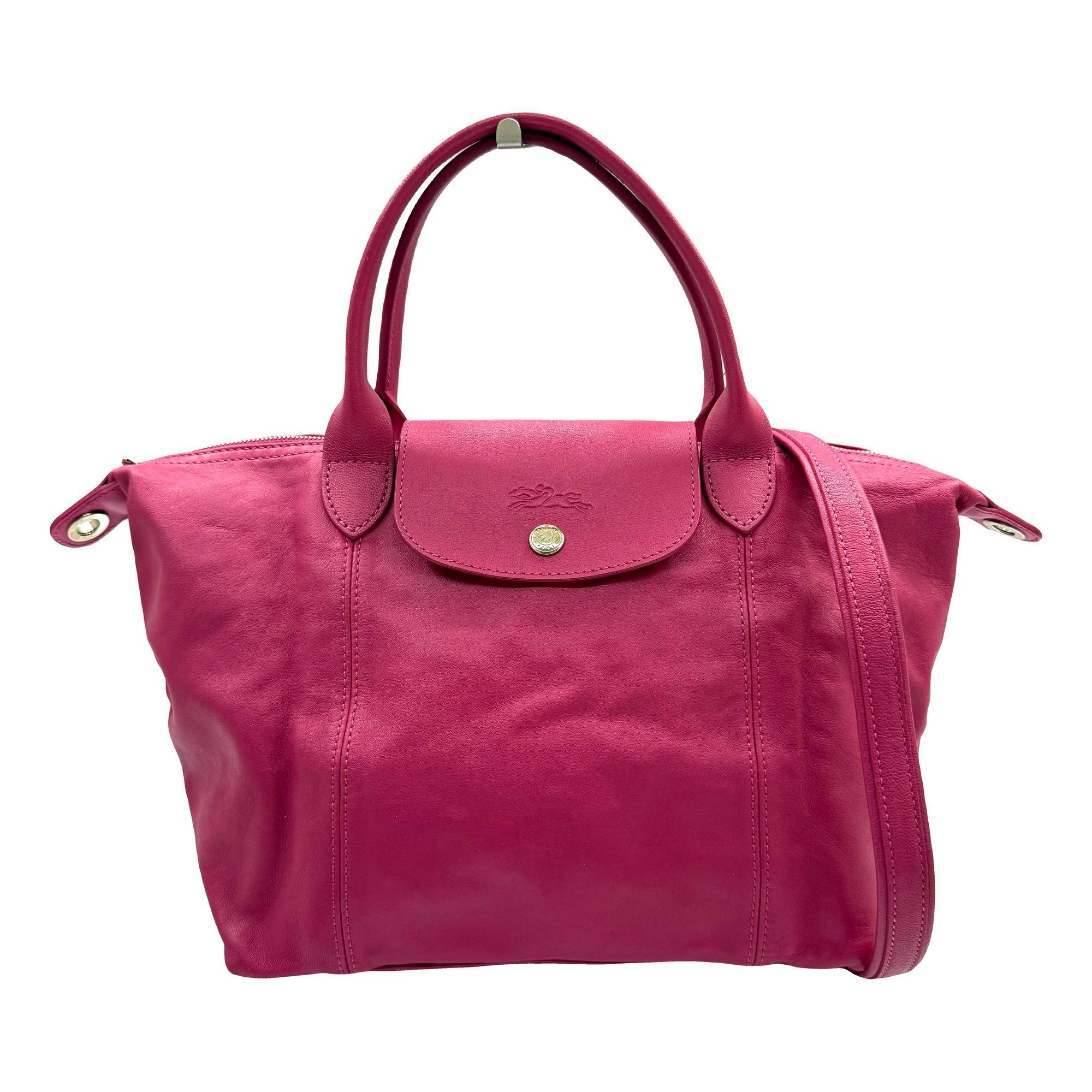 Pliage leather handbag