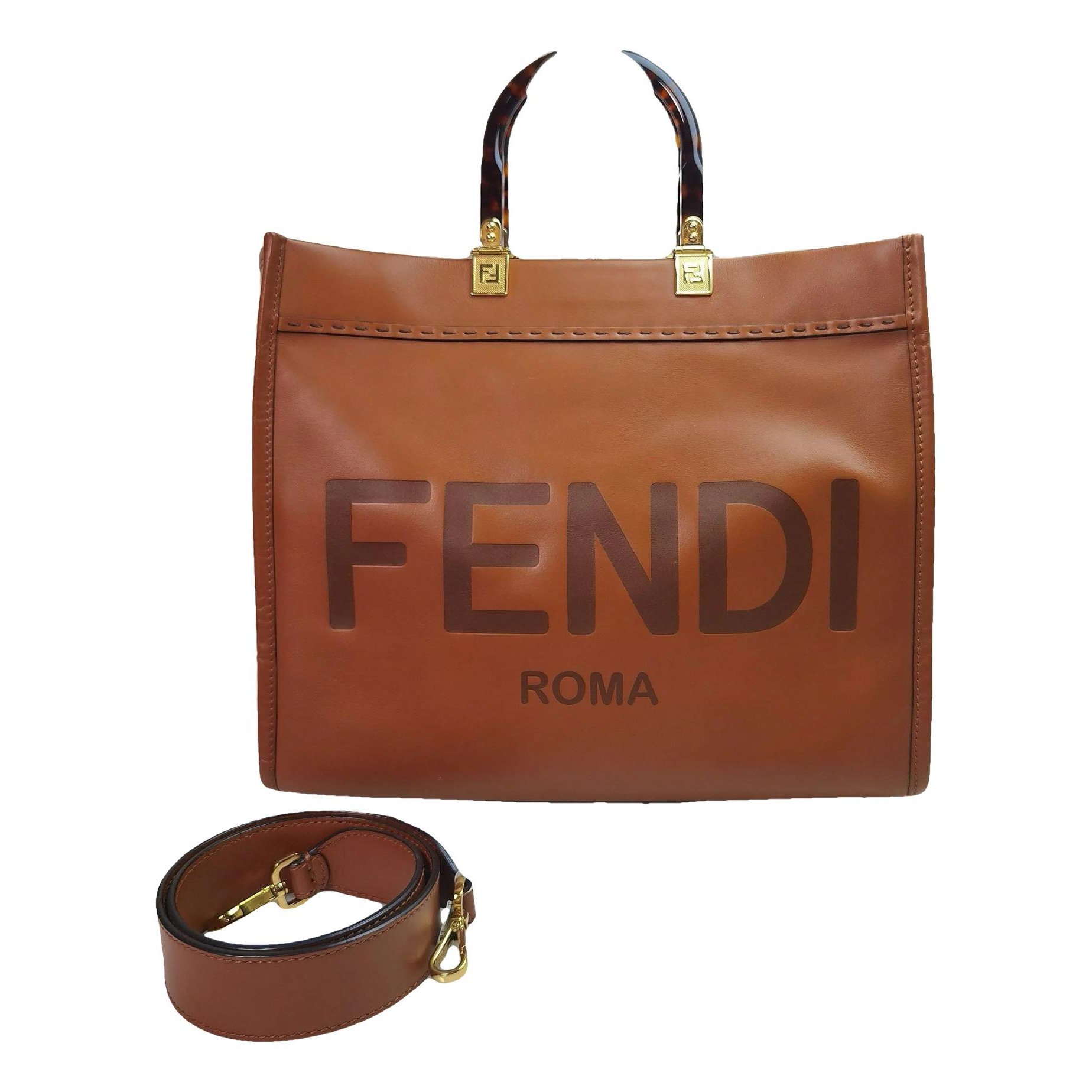 Sunshine leather tote