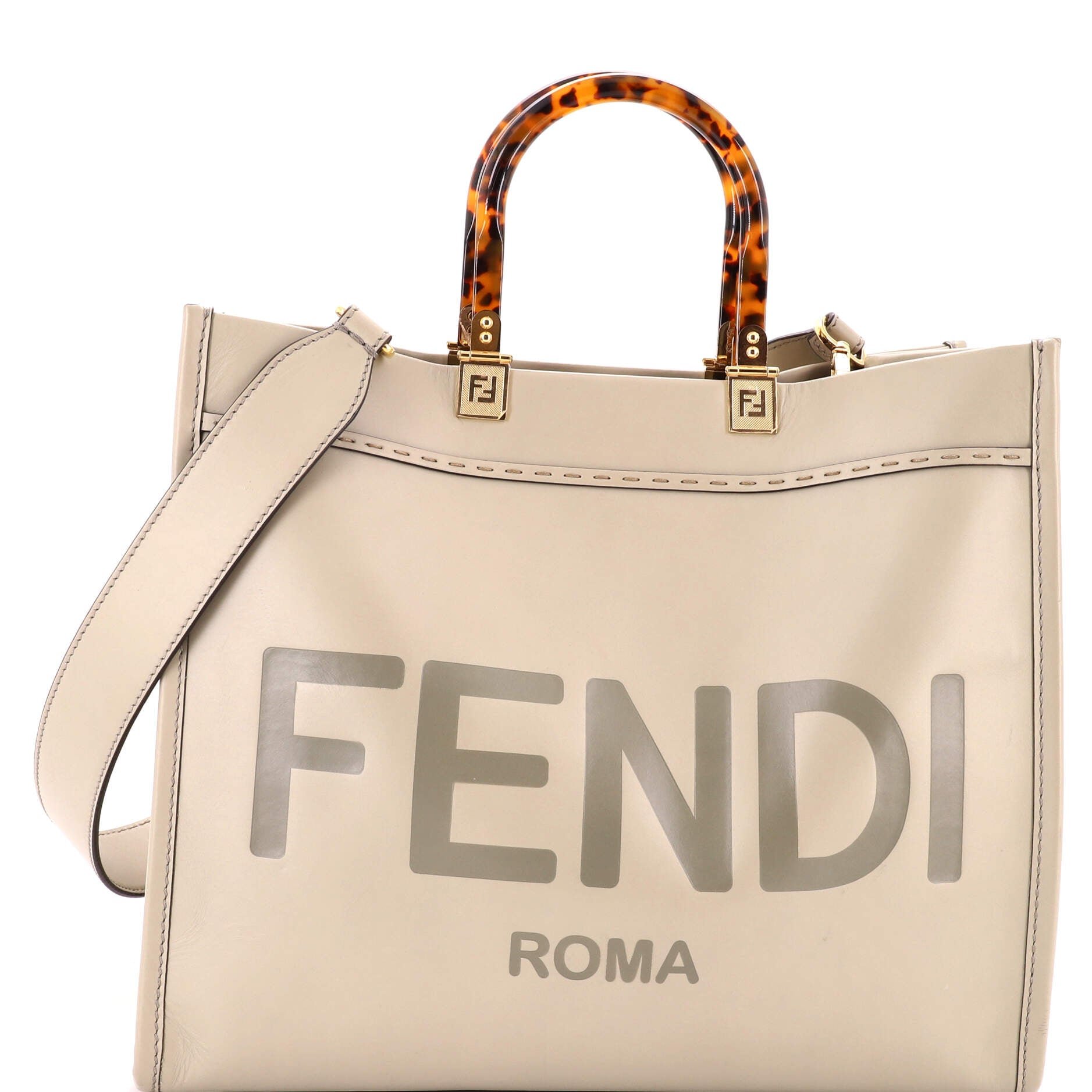 Sunshine Shopper Tote Leather Medium