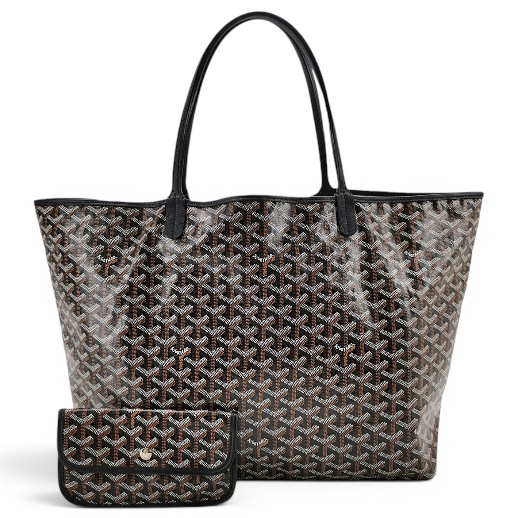 Goyard Saint-Louis leather tote