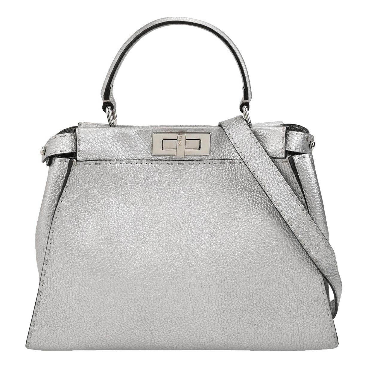 Peekaboo leather handbag