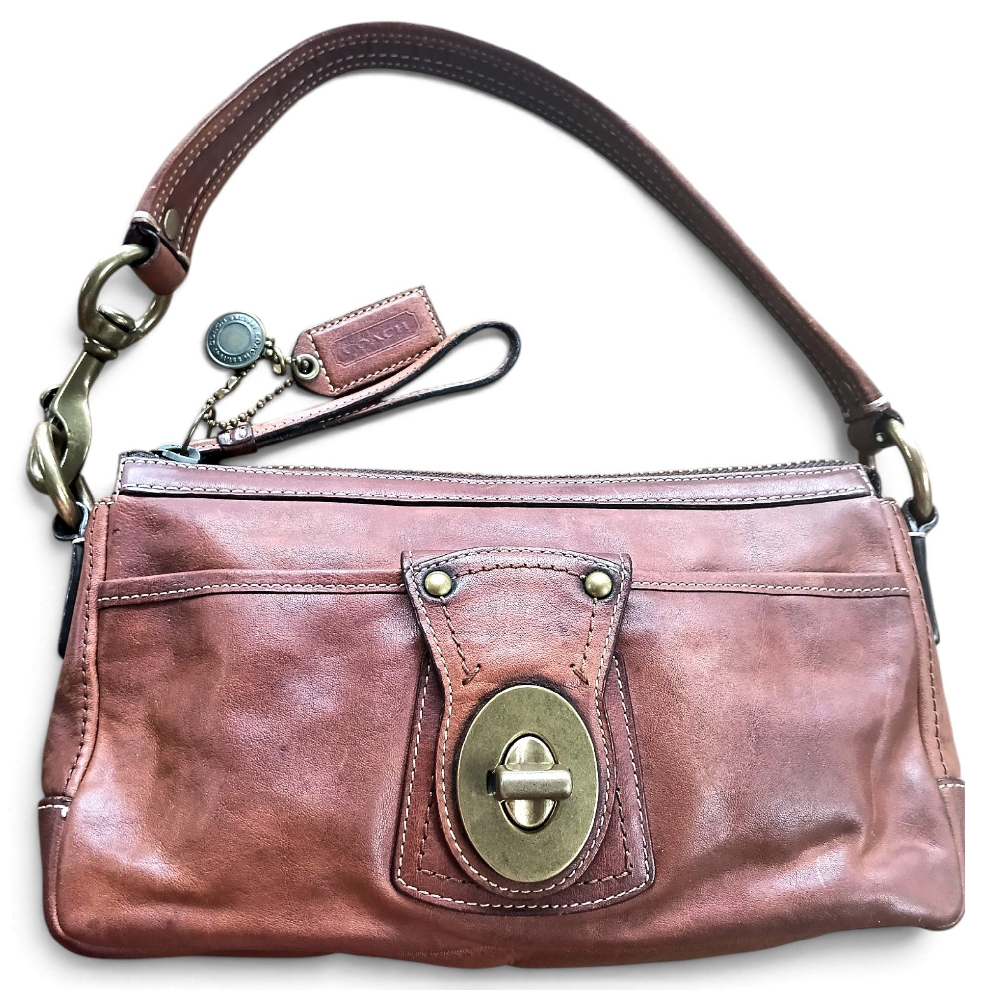 Leather mini bag