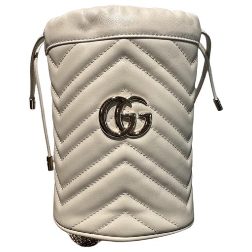 GG Marmont Chain Bucket leather crossbody bag
