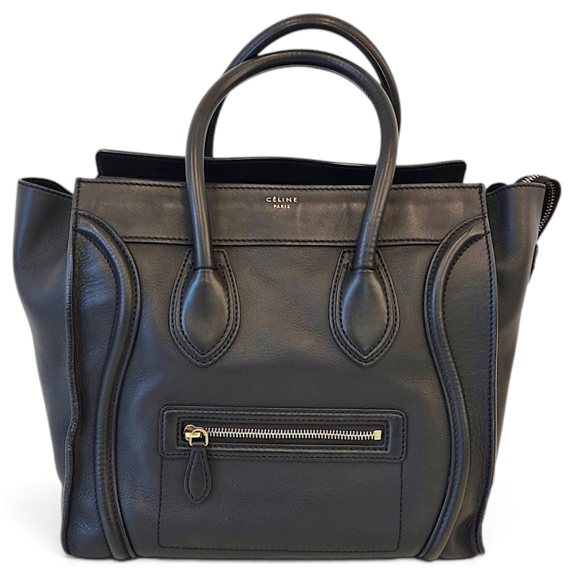 Luggage leather handbag