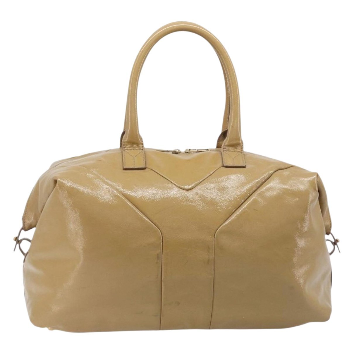 Betty Satchel patent leather handbag