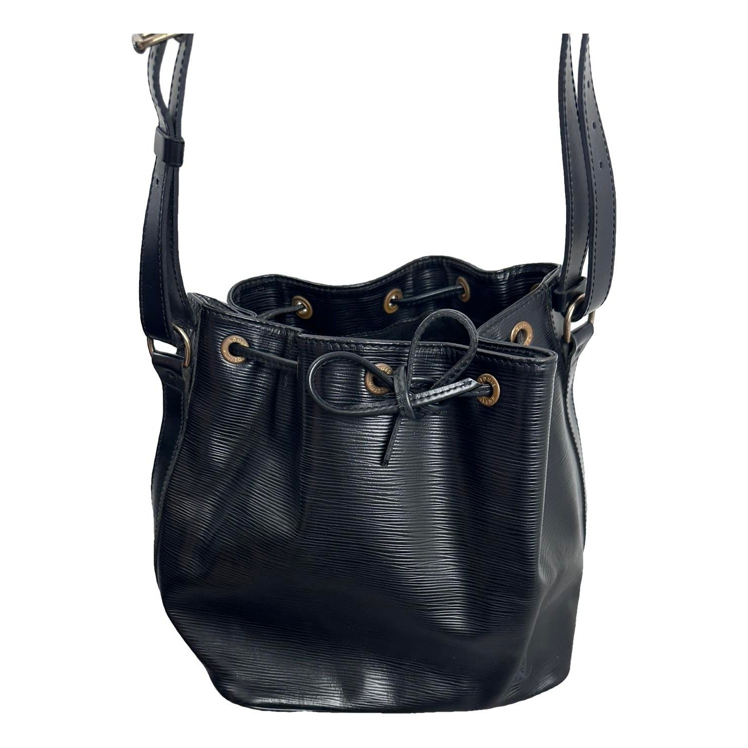 Petit Noé trunk leather handbag