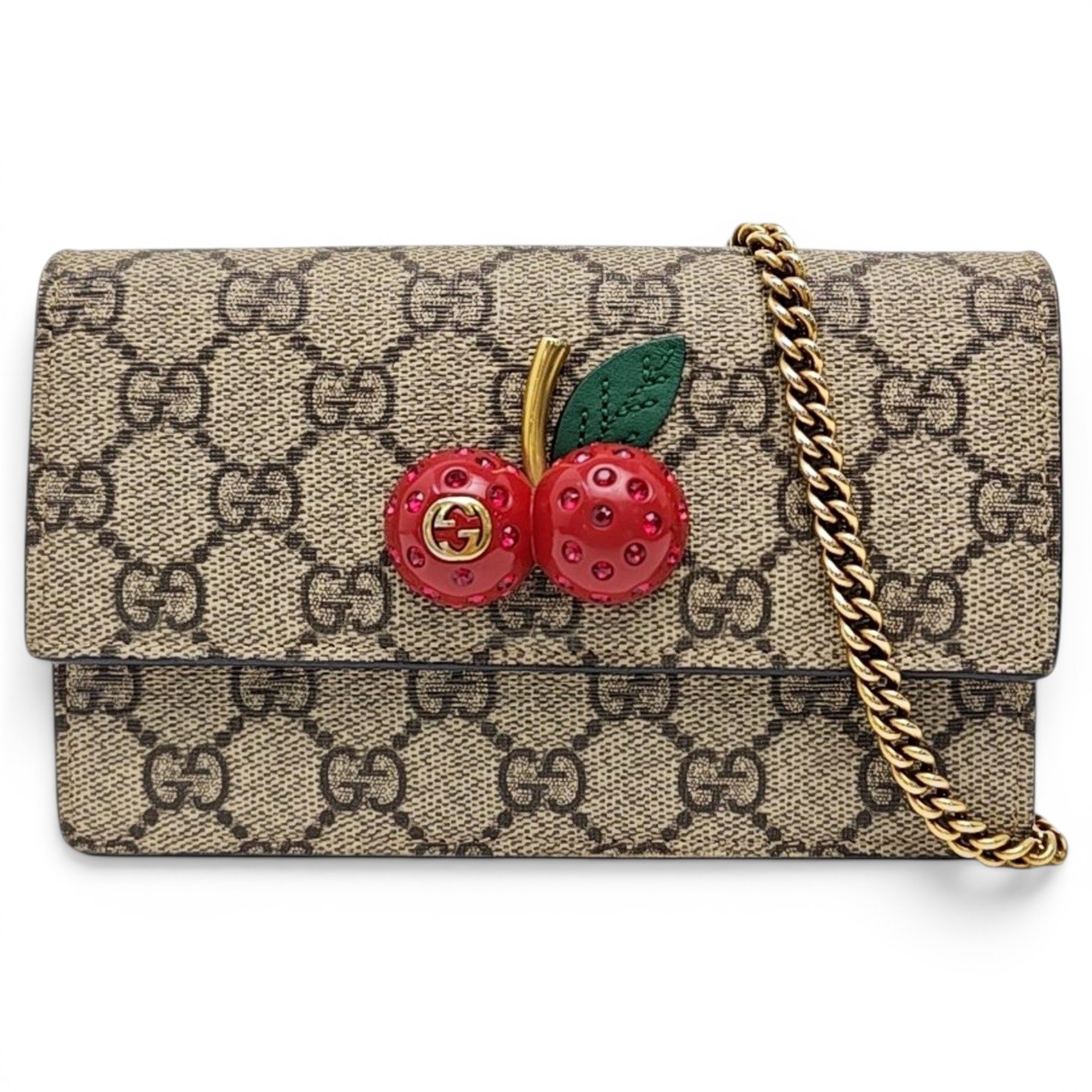 Ophidia GG Supreme leather handbag