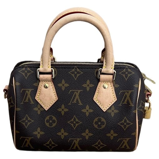 Speedy leather handbag
