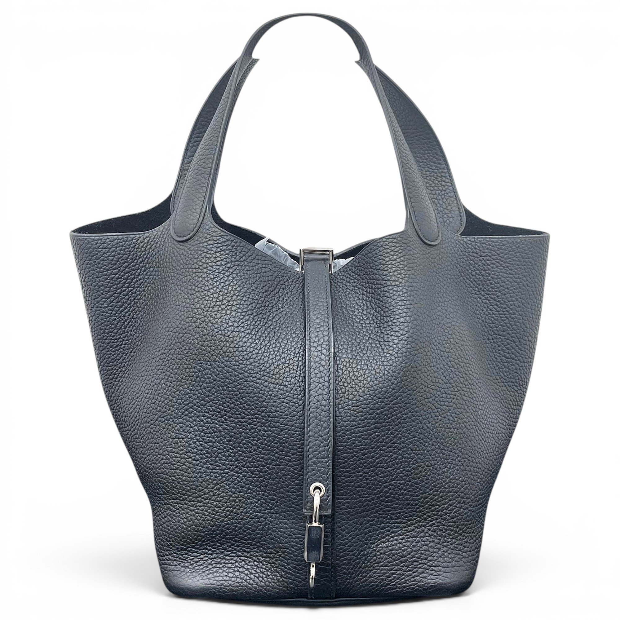 Picotin leather handbag