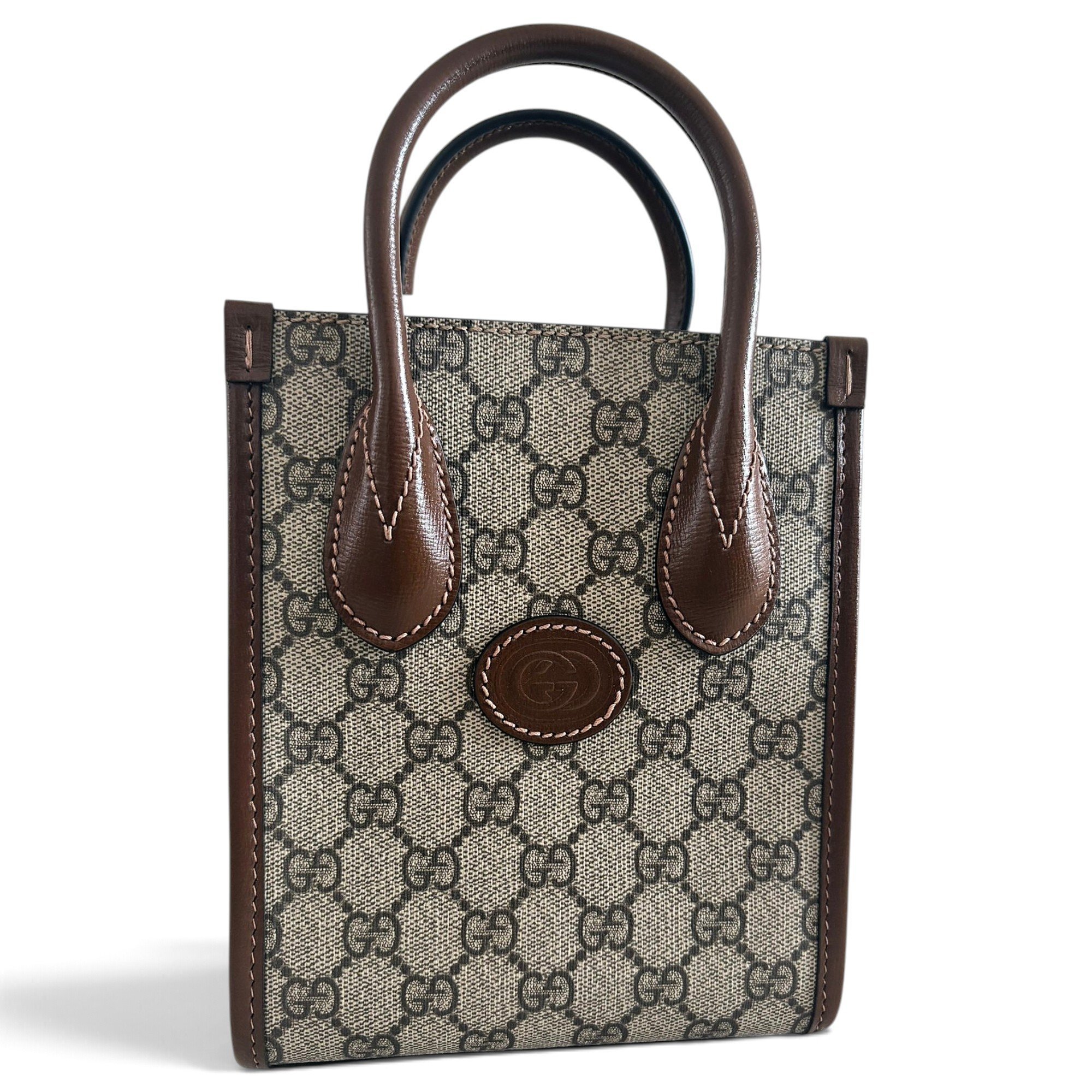 Leather tote