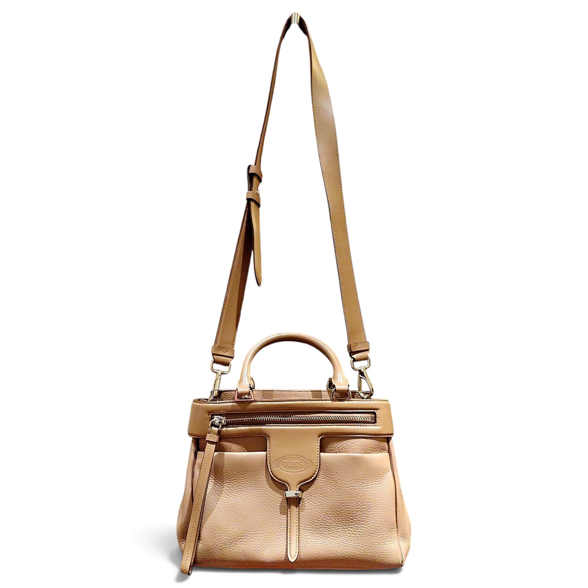 Leather handbag