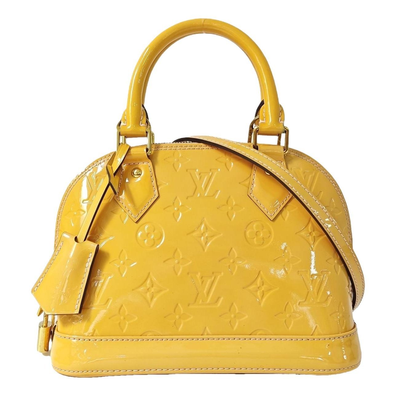Alma patent leather handbag