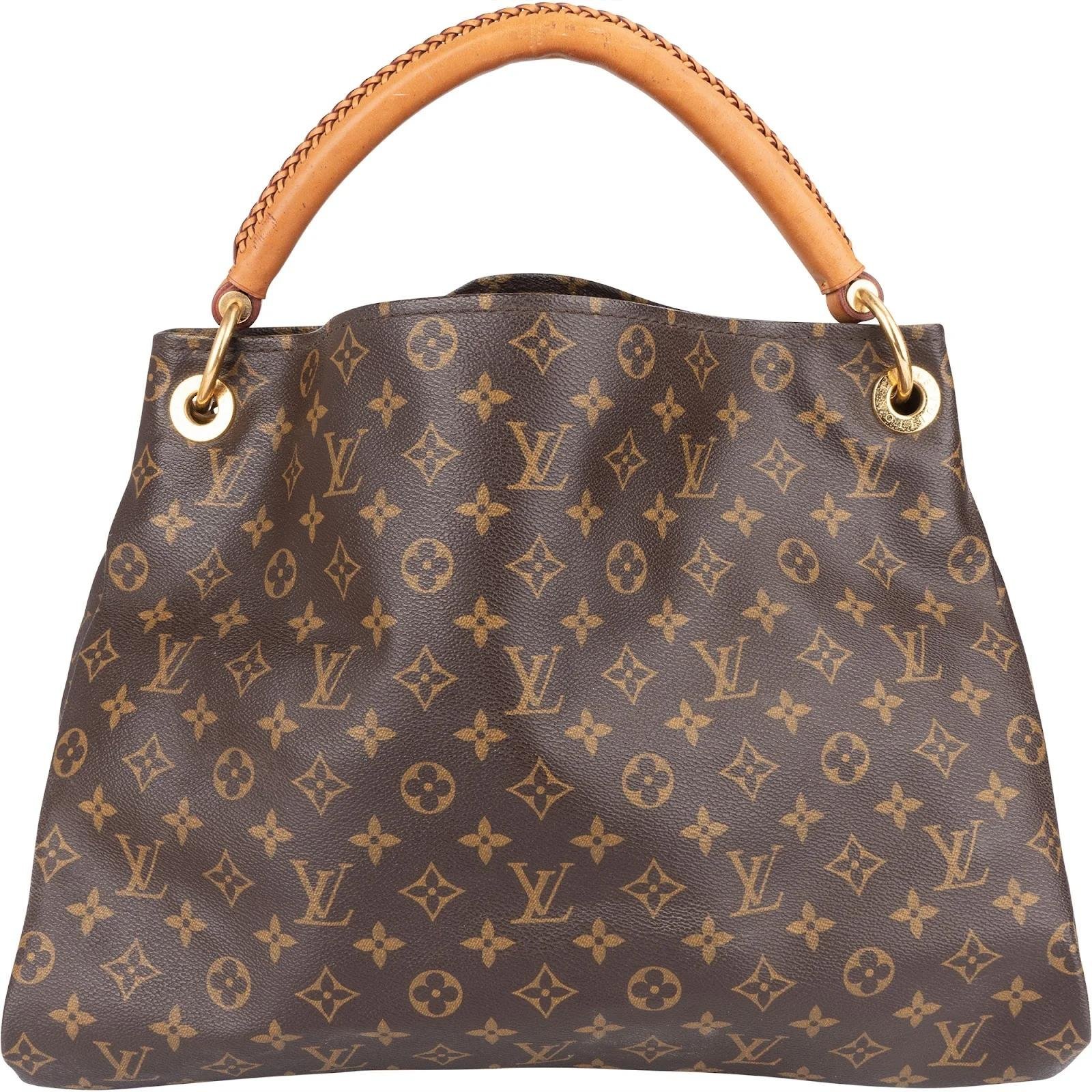 Artsy leather handbag