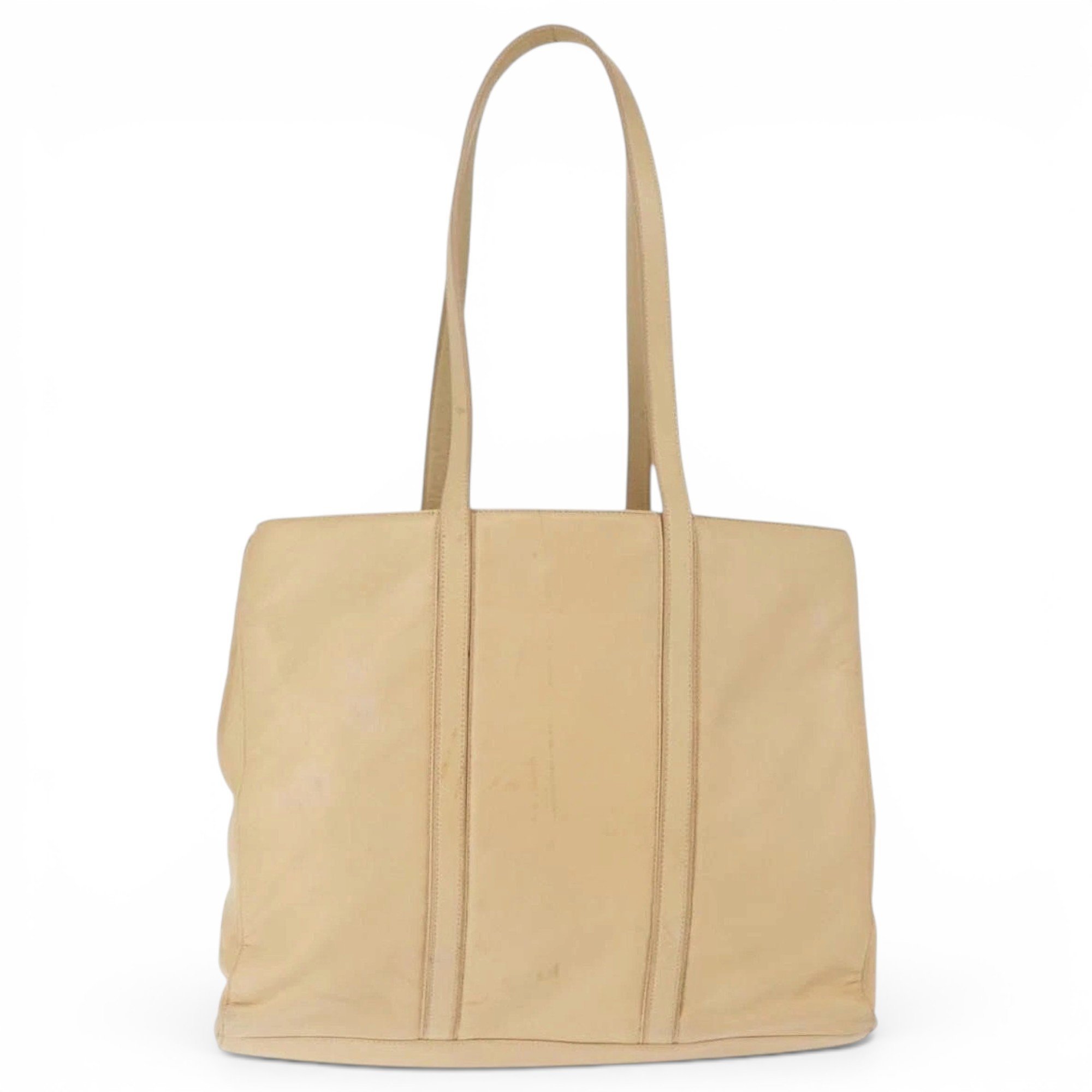 Leather tote