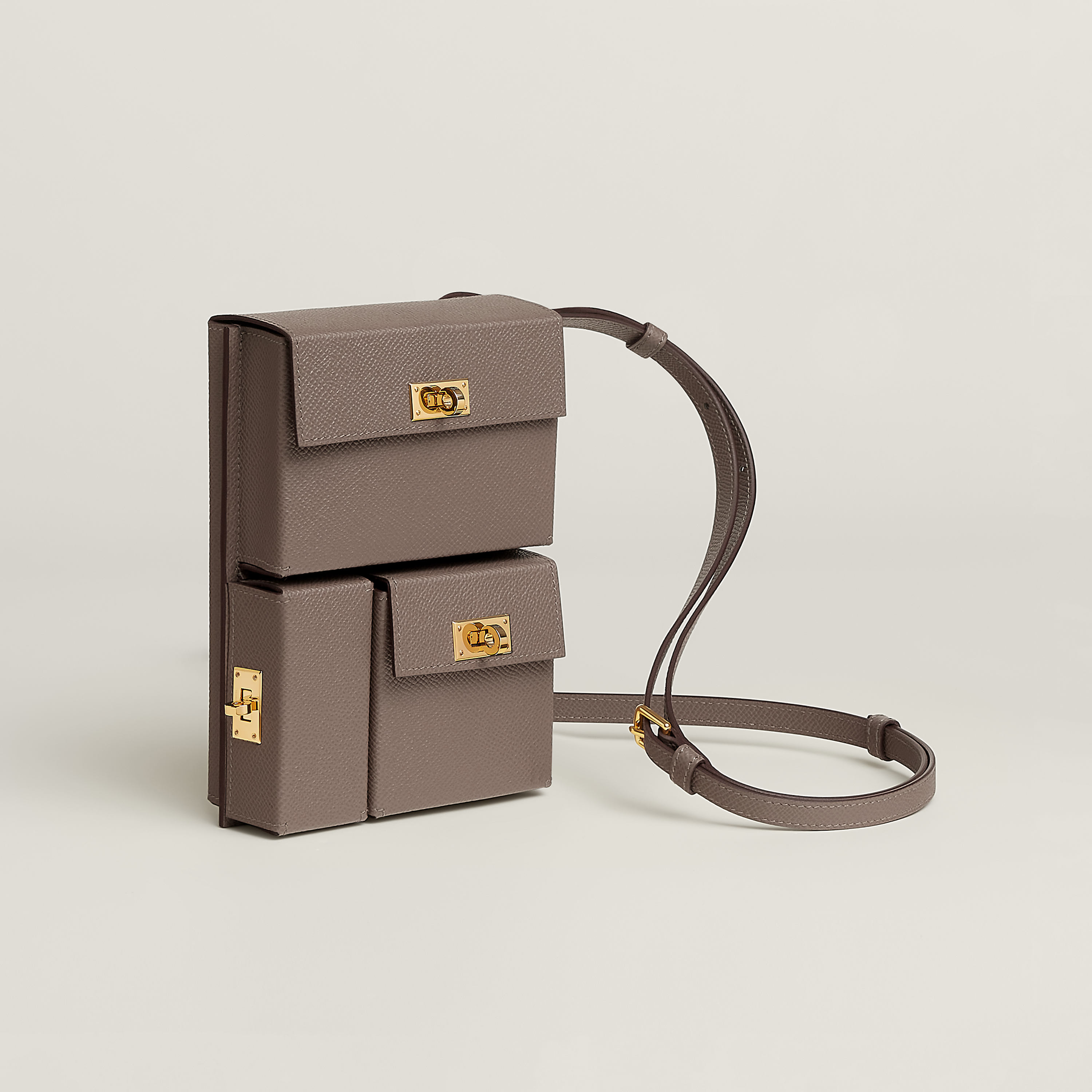 Hermès Kelly To Go calfskin Étoupe