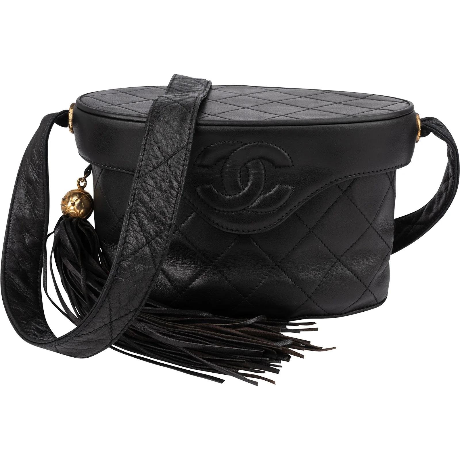Vanity leather crossbody bag