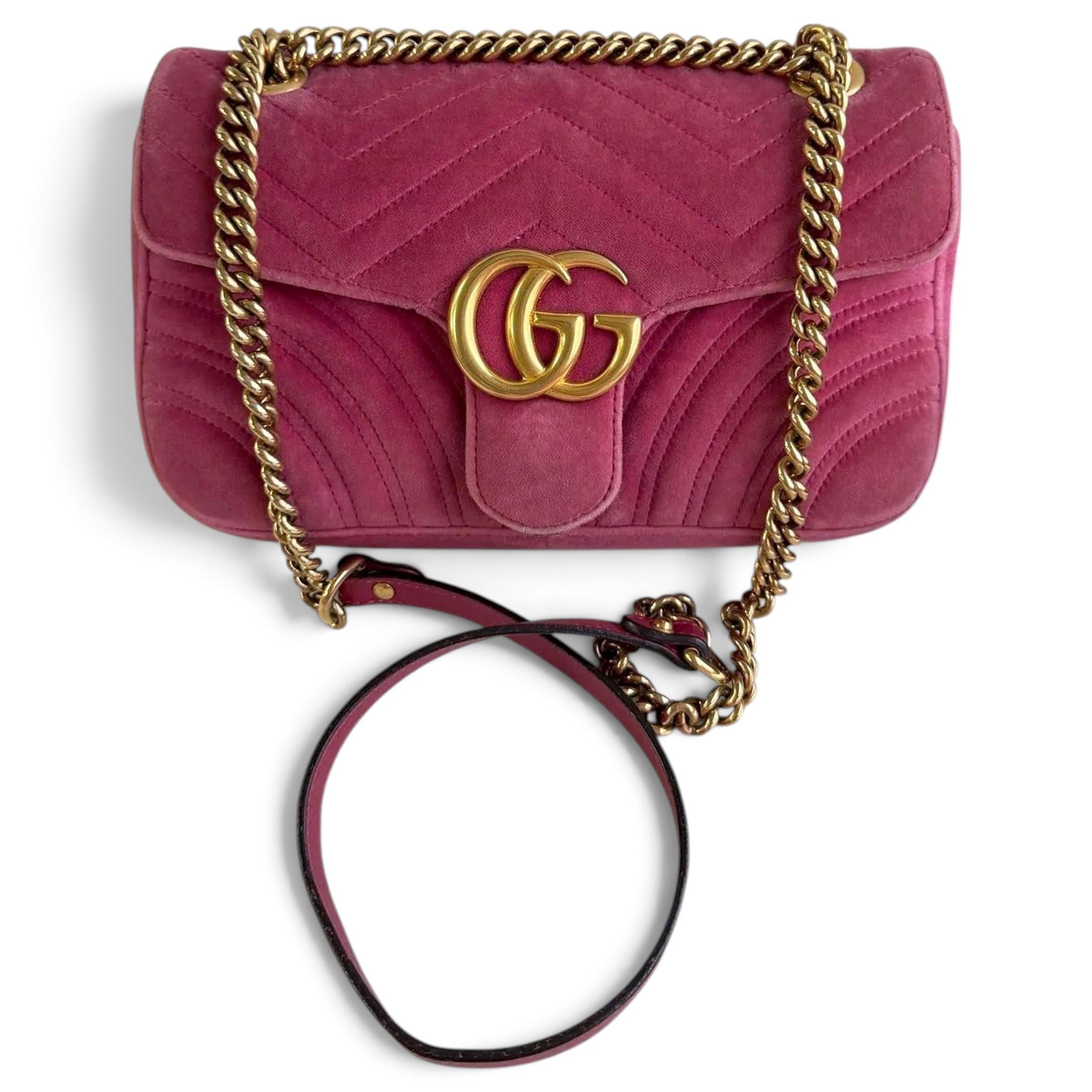 GG Marmont velvet handbag