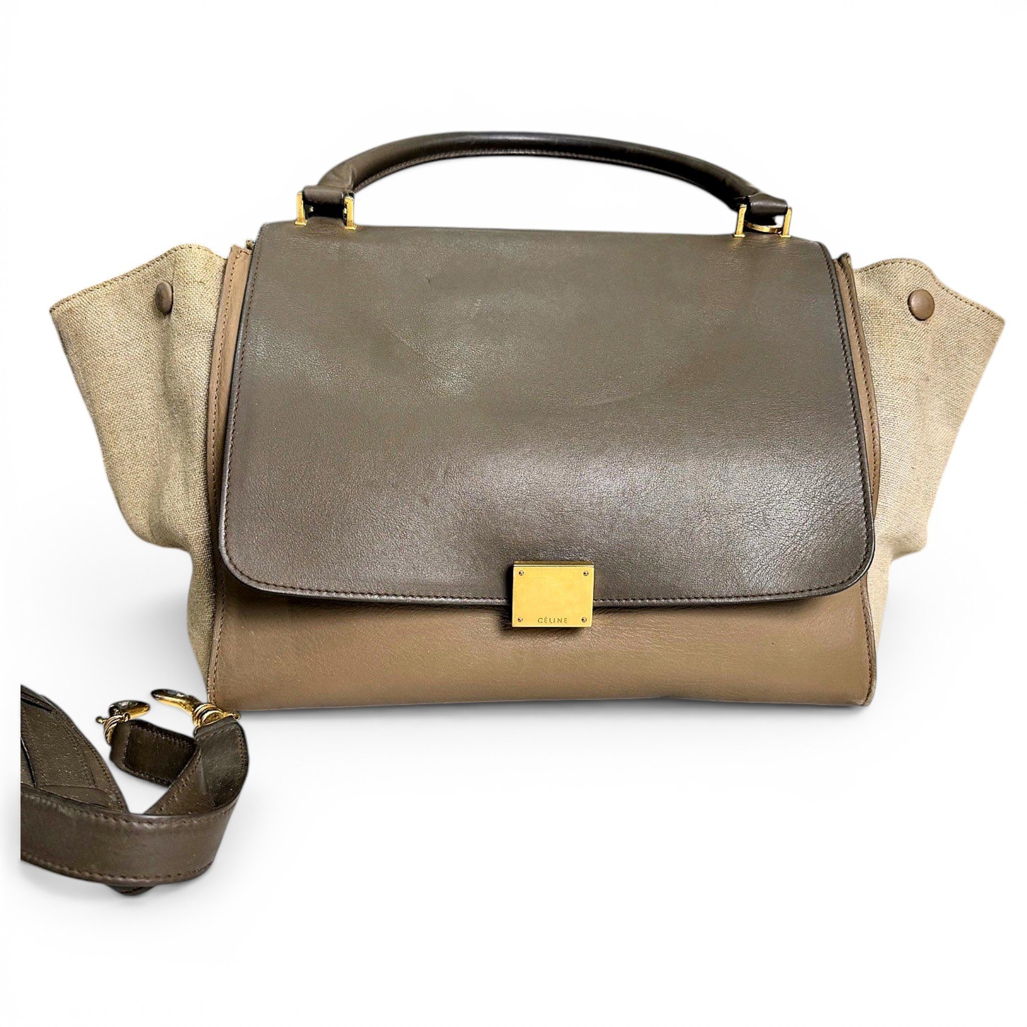 Leather handbag