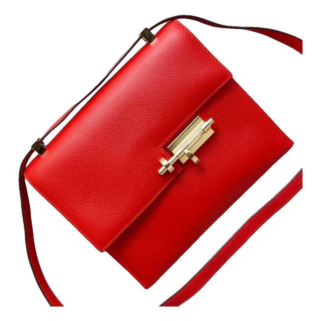Verrou leather handbag