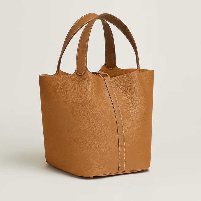 Gold Picotin Lock 26 Bag