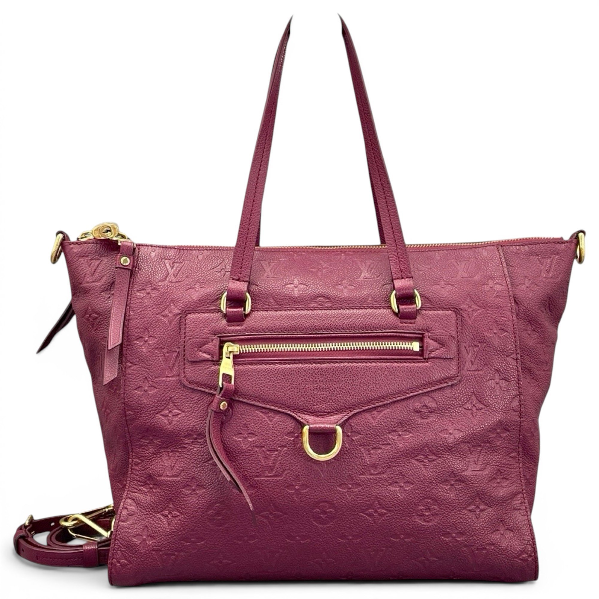 Lumineuse leather handbag