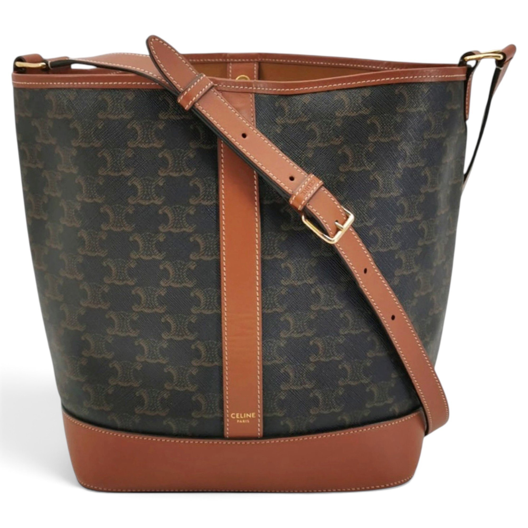 SAC SEAU leather handbag