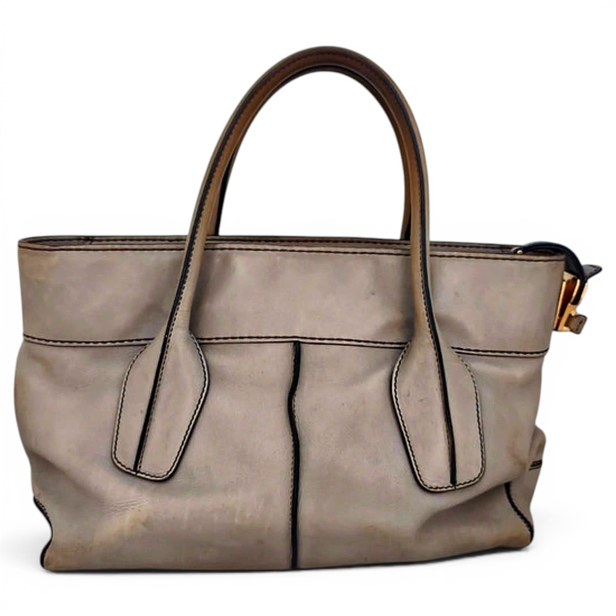 D Bag leather handbag