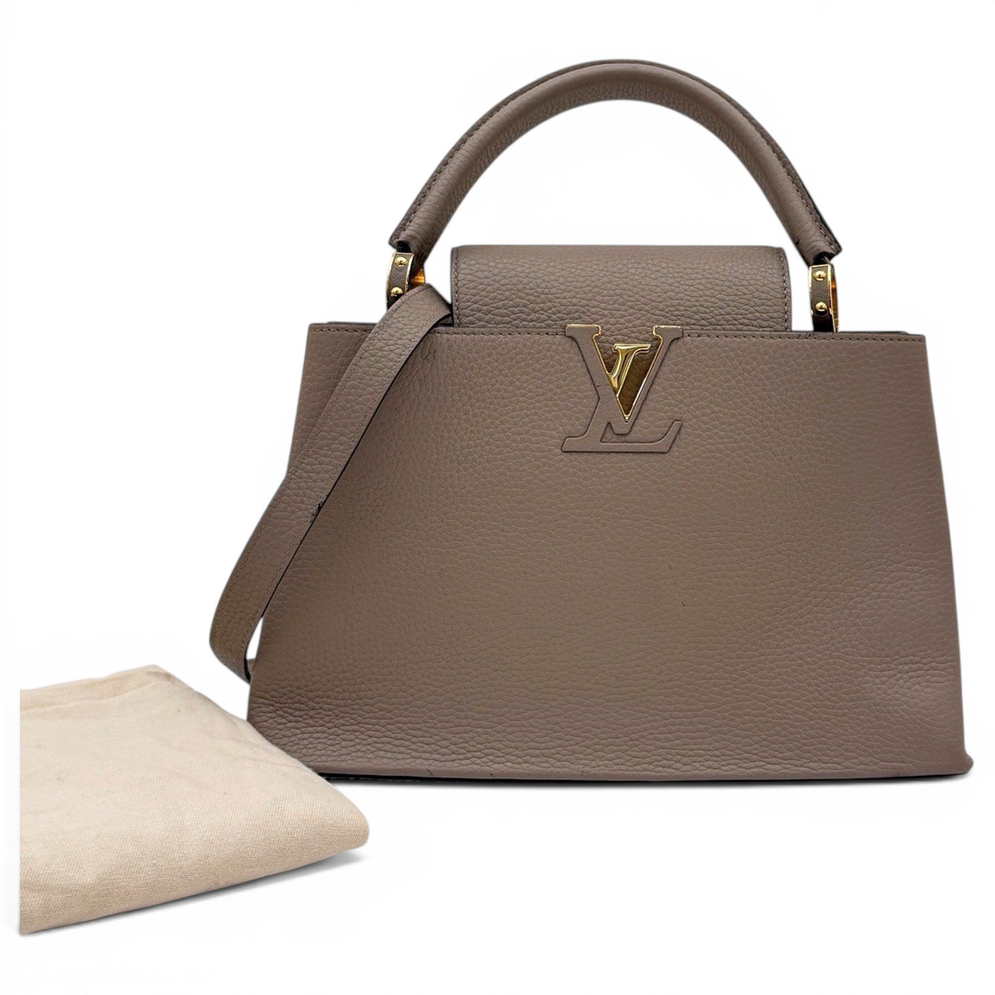Capucines leather handbag