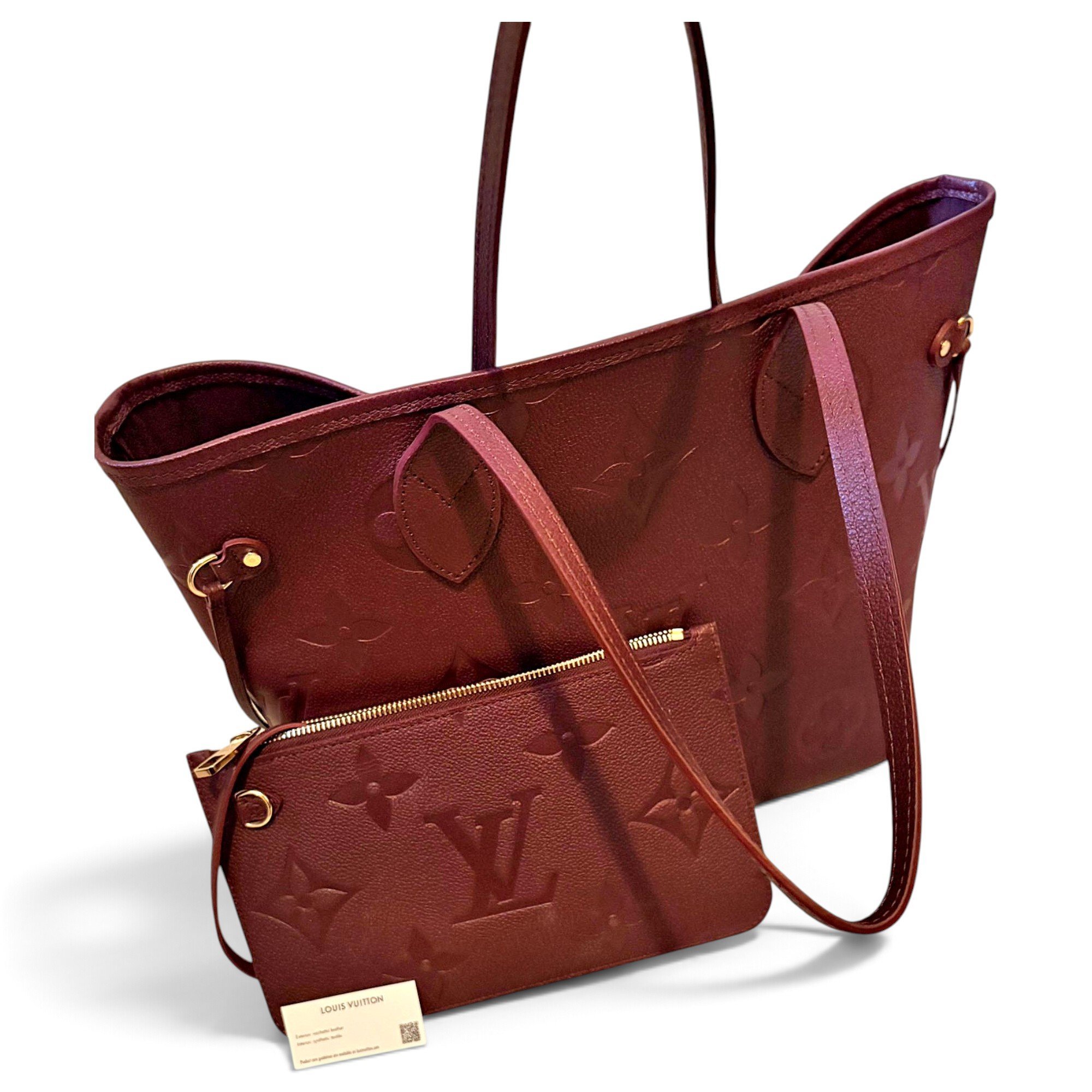 Neverfull leather handbag