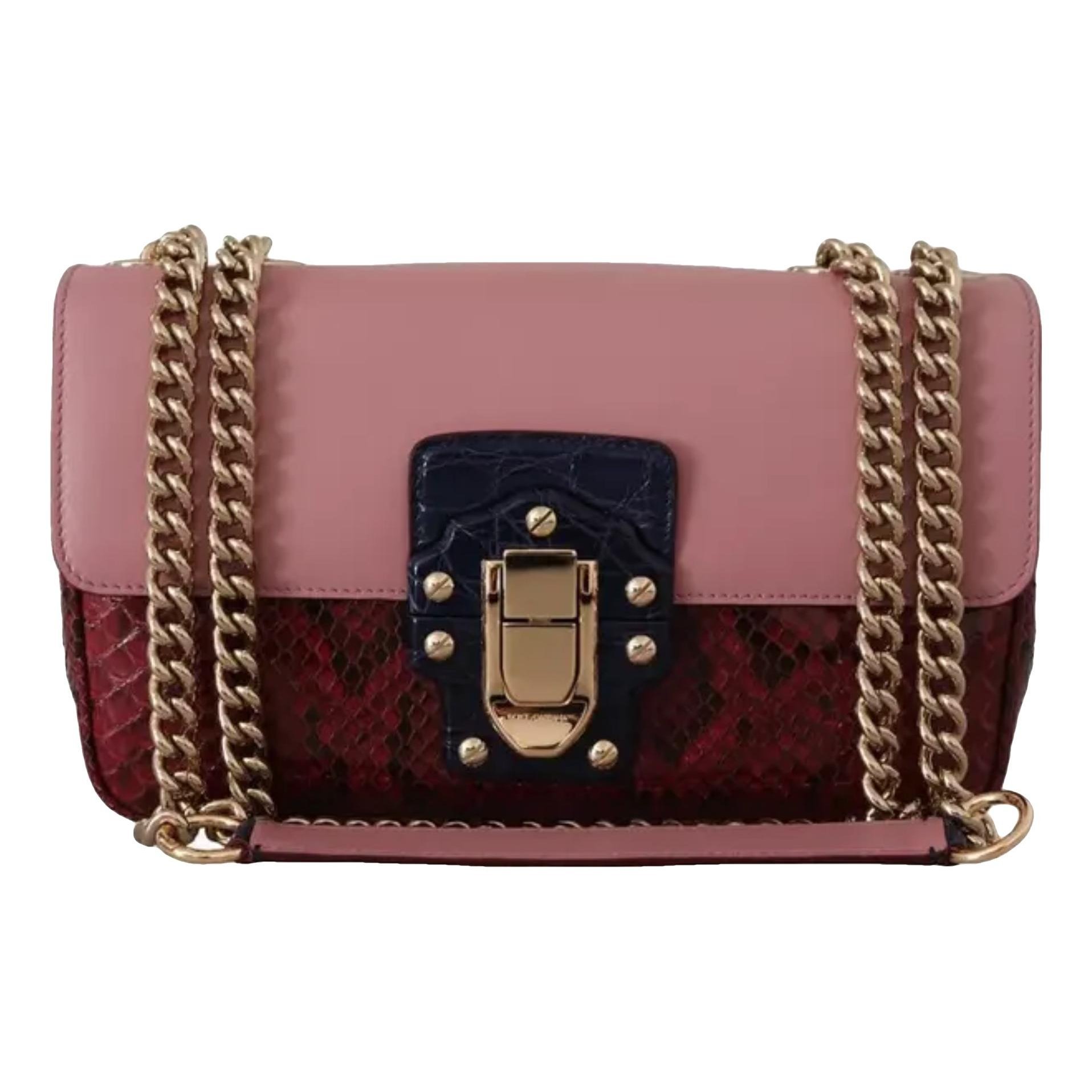 Dolce & Gabbana Lucia leather handbag