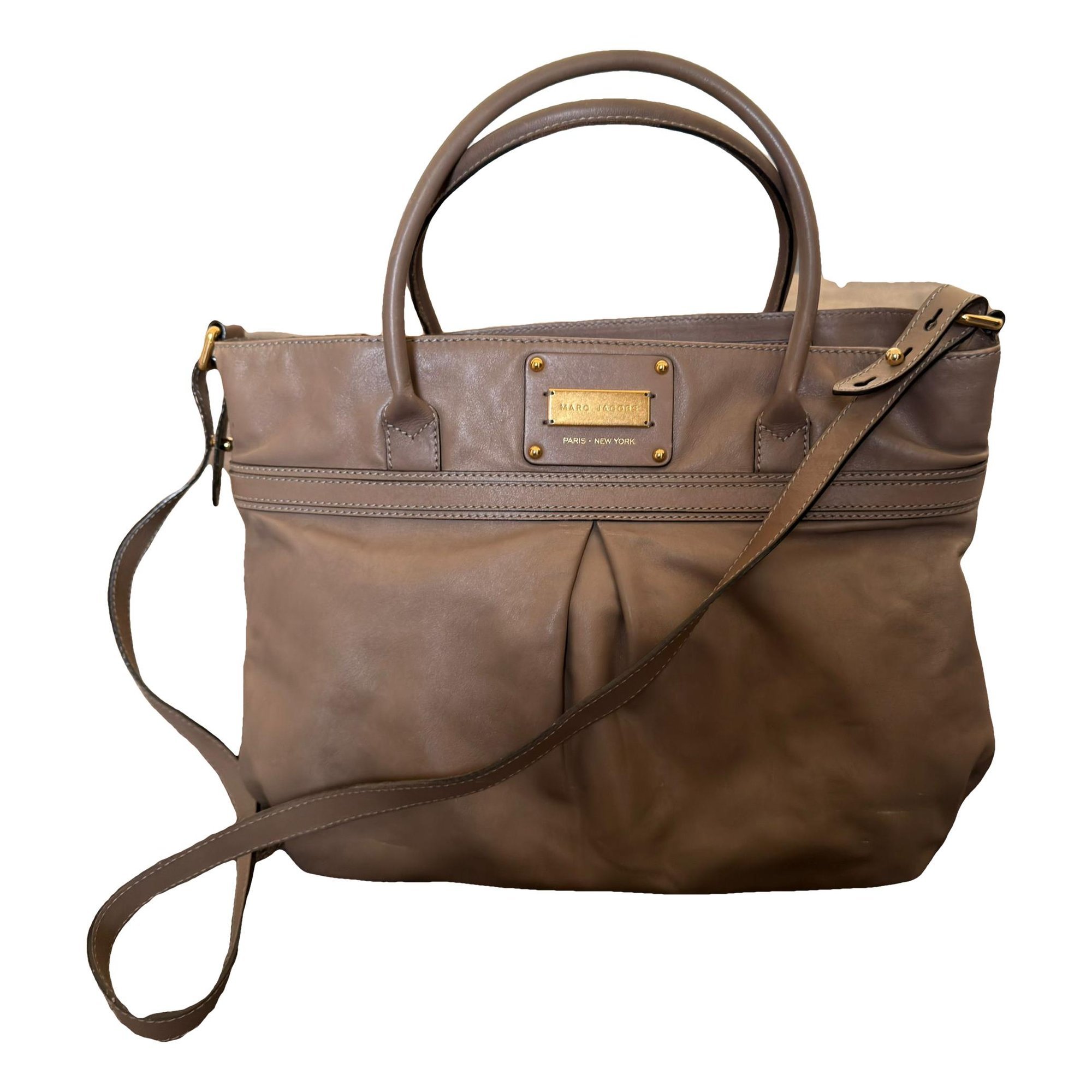 Leather tote