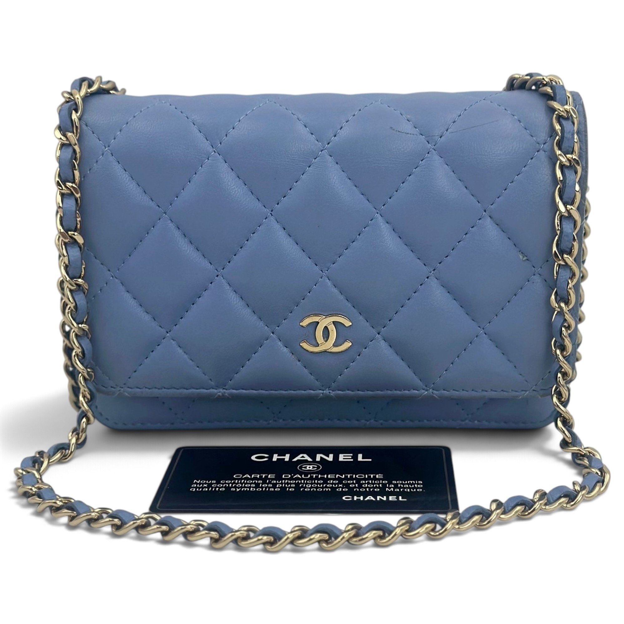 Wallet On Chain Timeless/Classique leather handbag