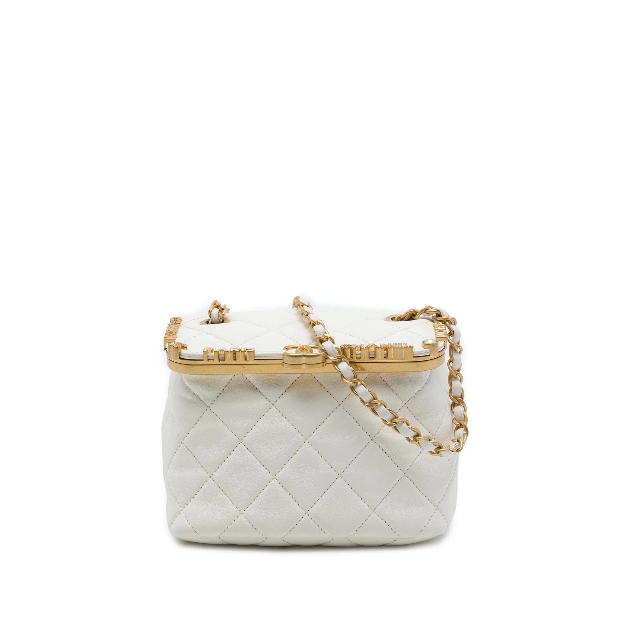 Vanity leather bag