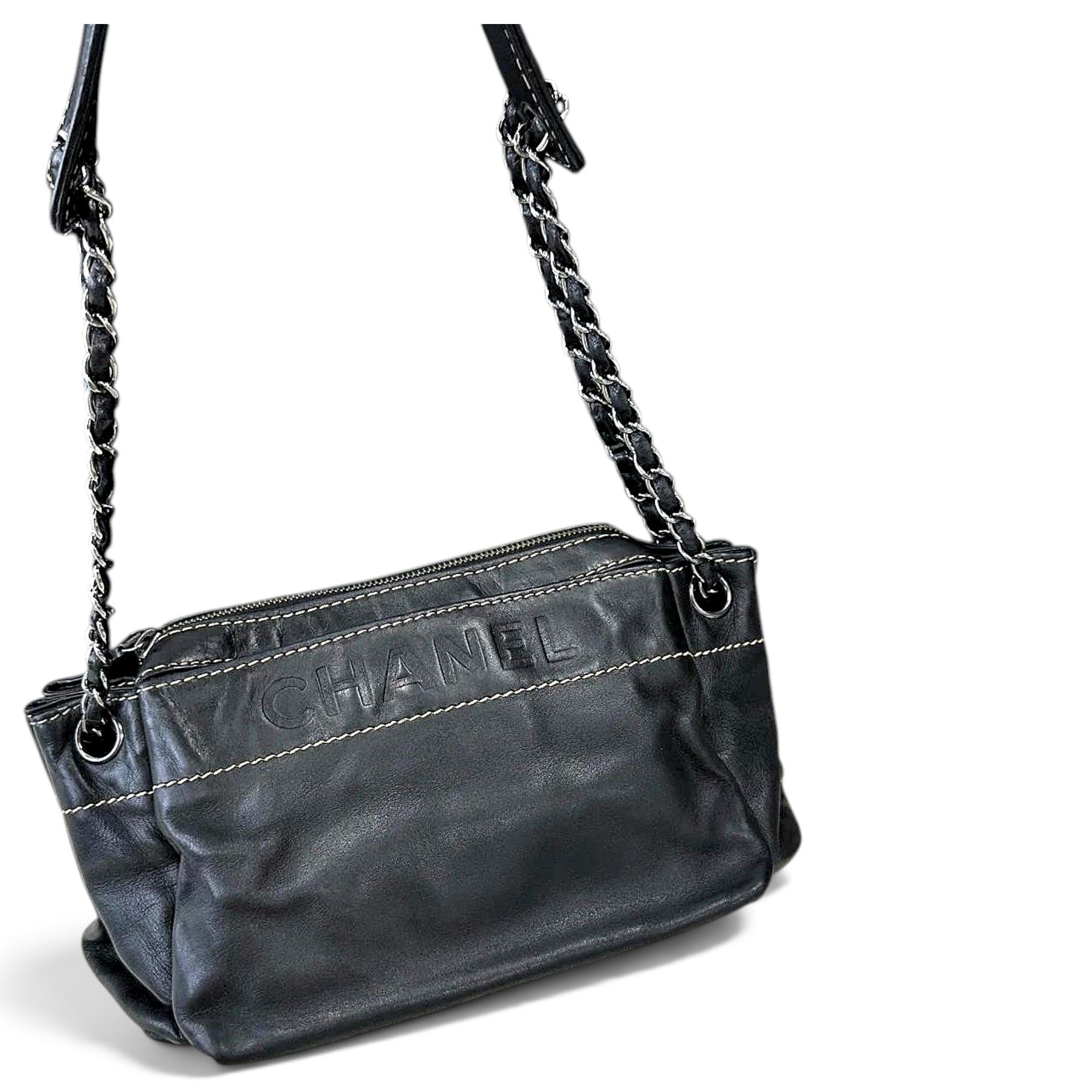 Leather handbag