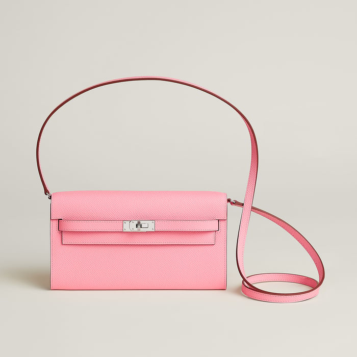 Rose Confetti Kelly Classique to Go Wallet
