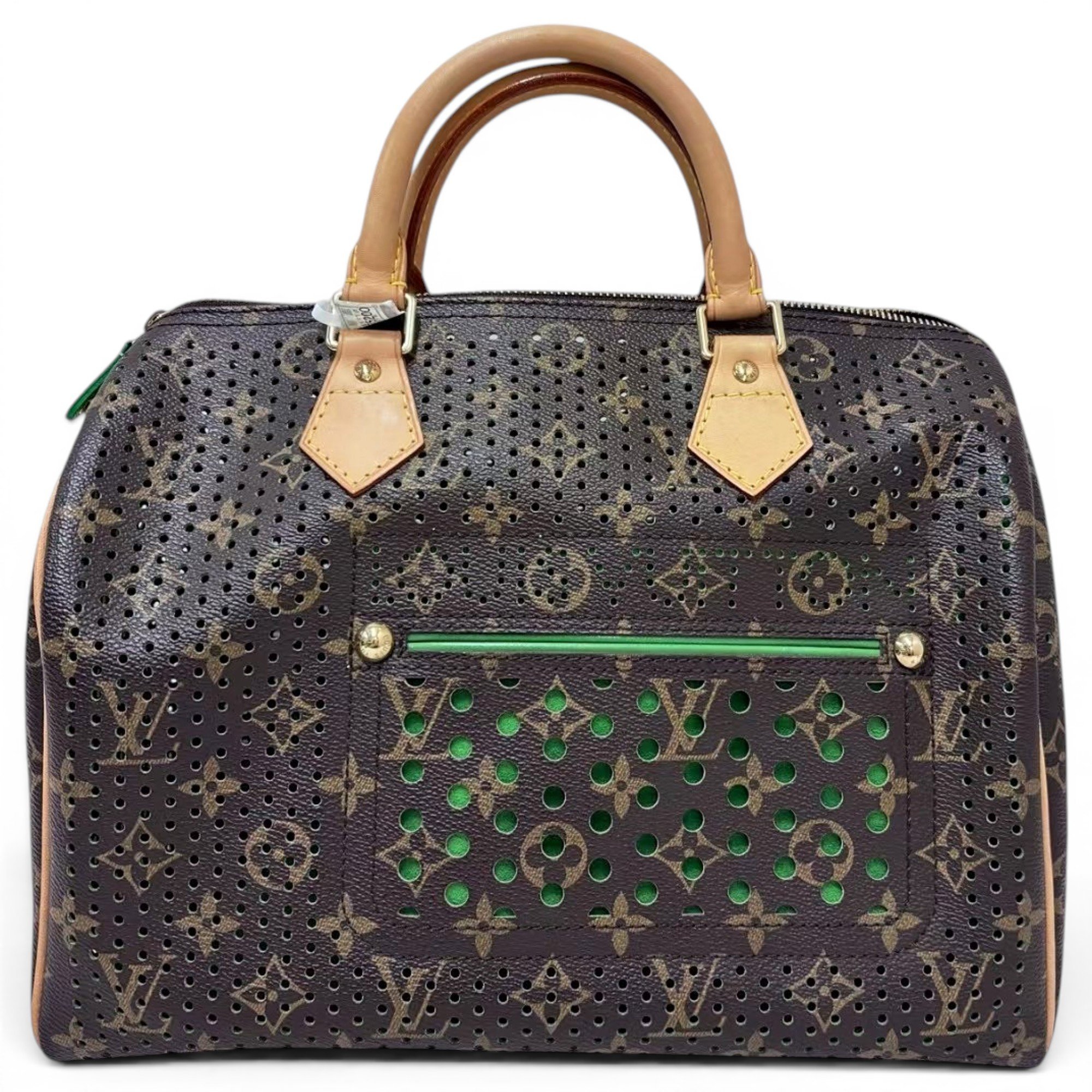 Speedy leather handbag