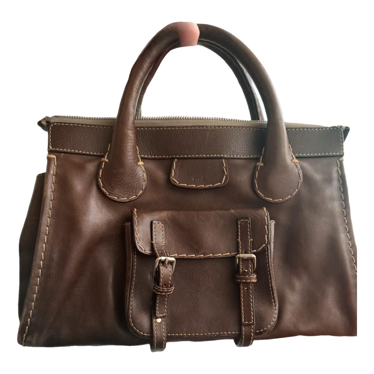 Edith leather handbag