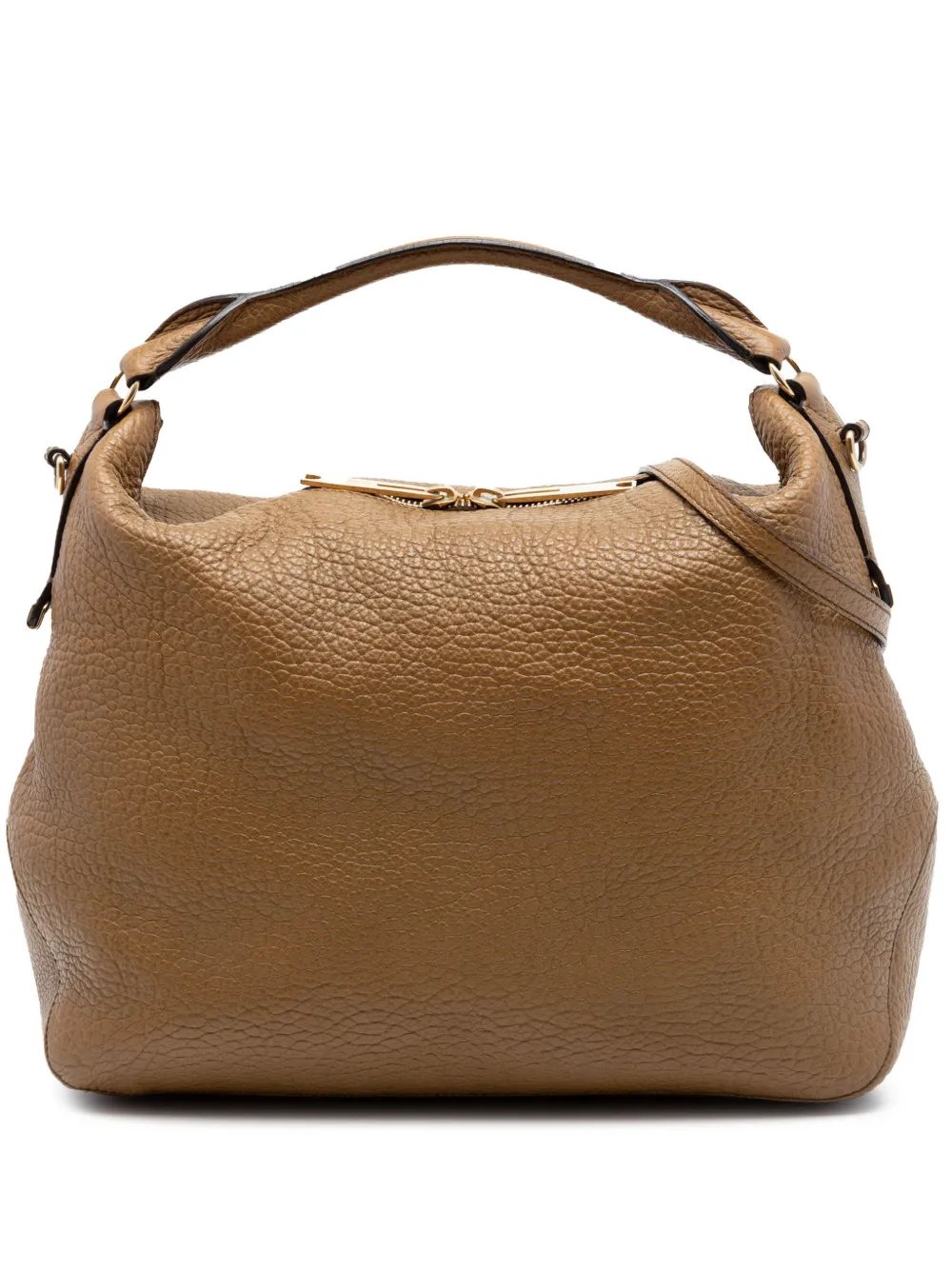 Burberry 2000-2017 Grained Calfskin Heritage Ledbury Convertible Hobo satchel
