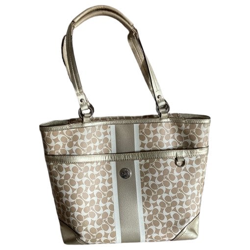 Leather tote