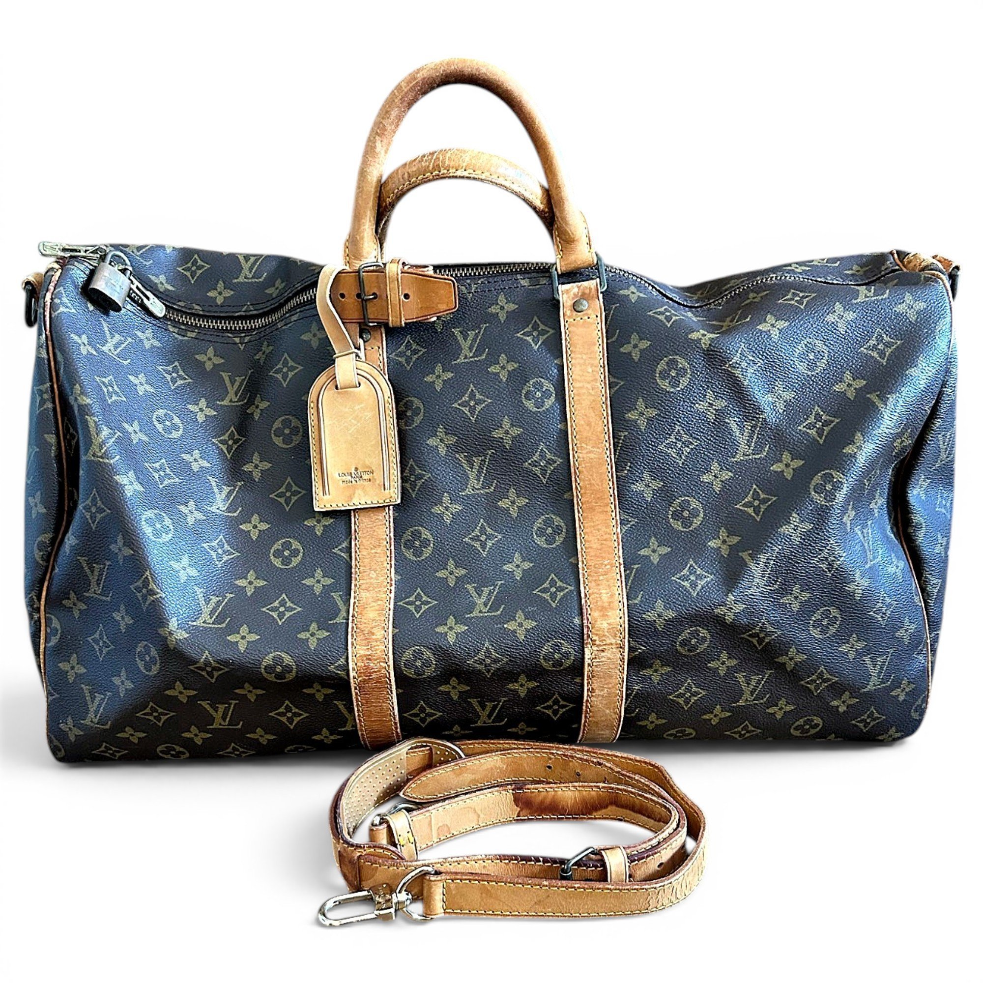 Keepall leather 48h bag