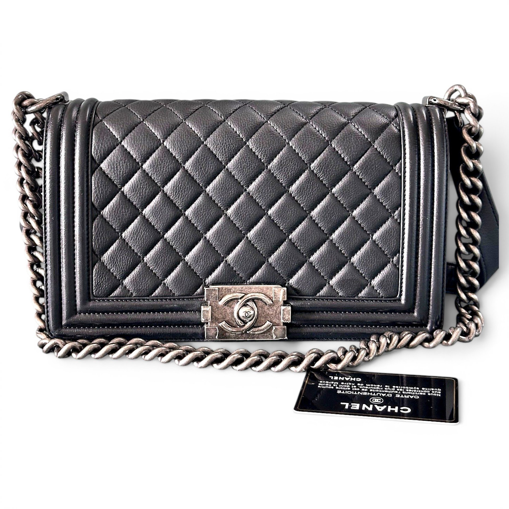 Boy leather handbag