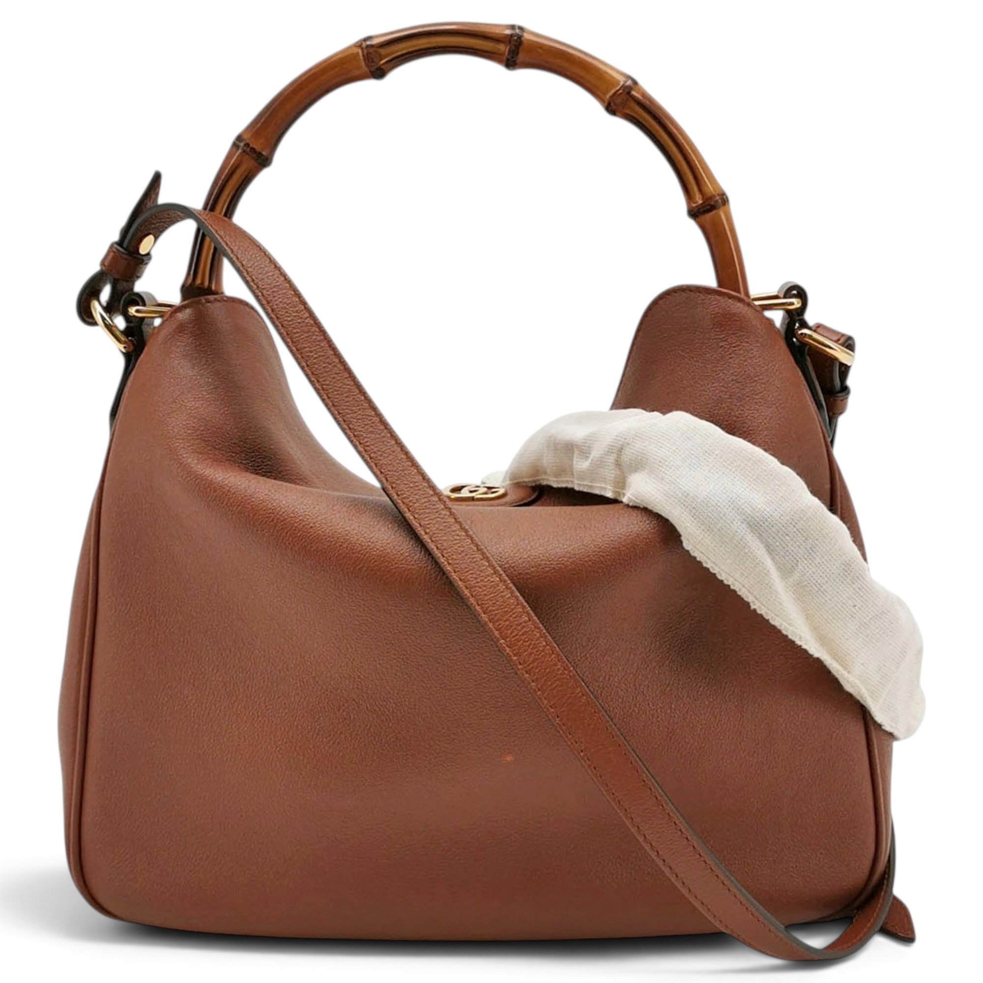 Gucci Diana Bamboo leather handbag