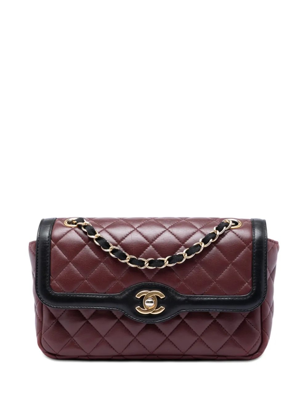 2015-2016 Small Quilted Lambskin Two Tone Day Flap shoulder bag